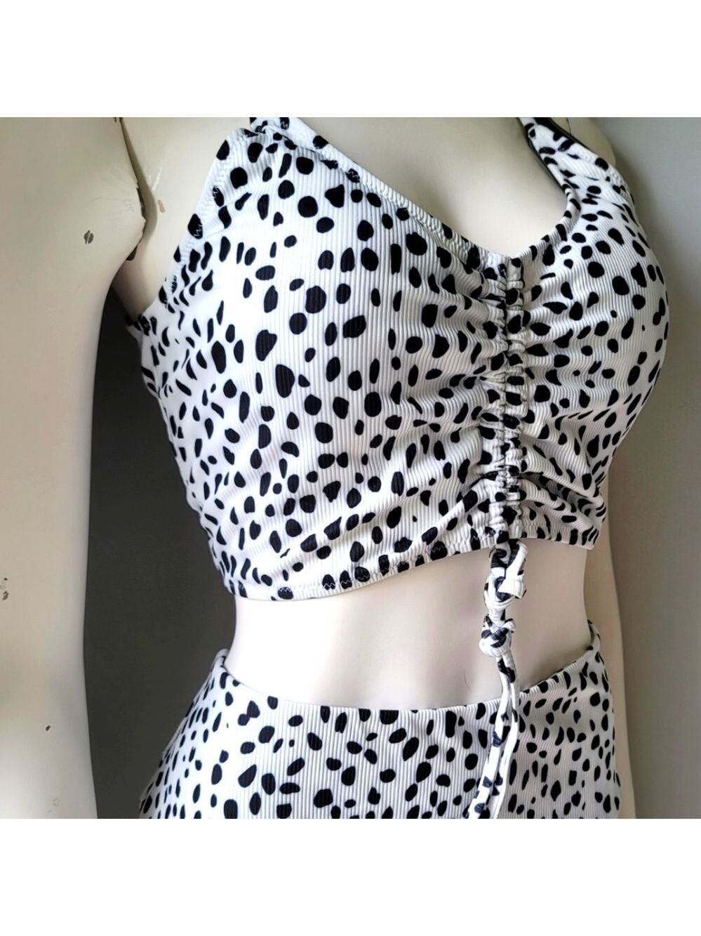 Zaful Bikini Set Polka Dot XXL